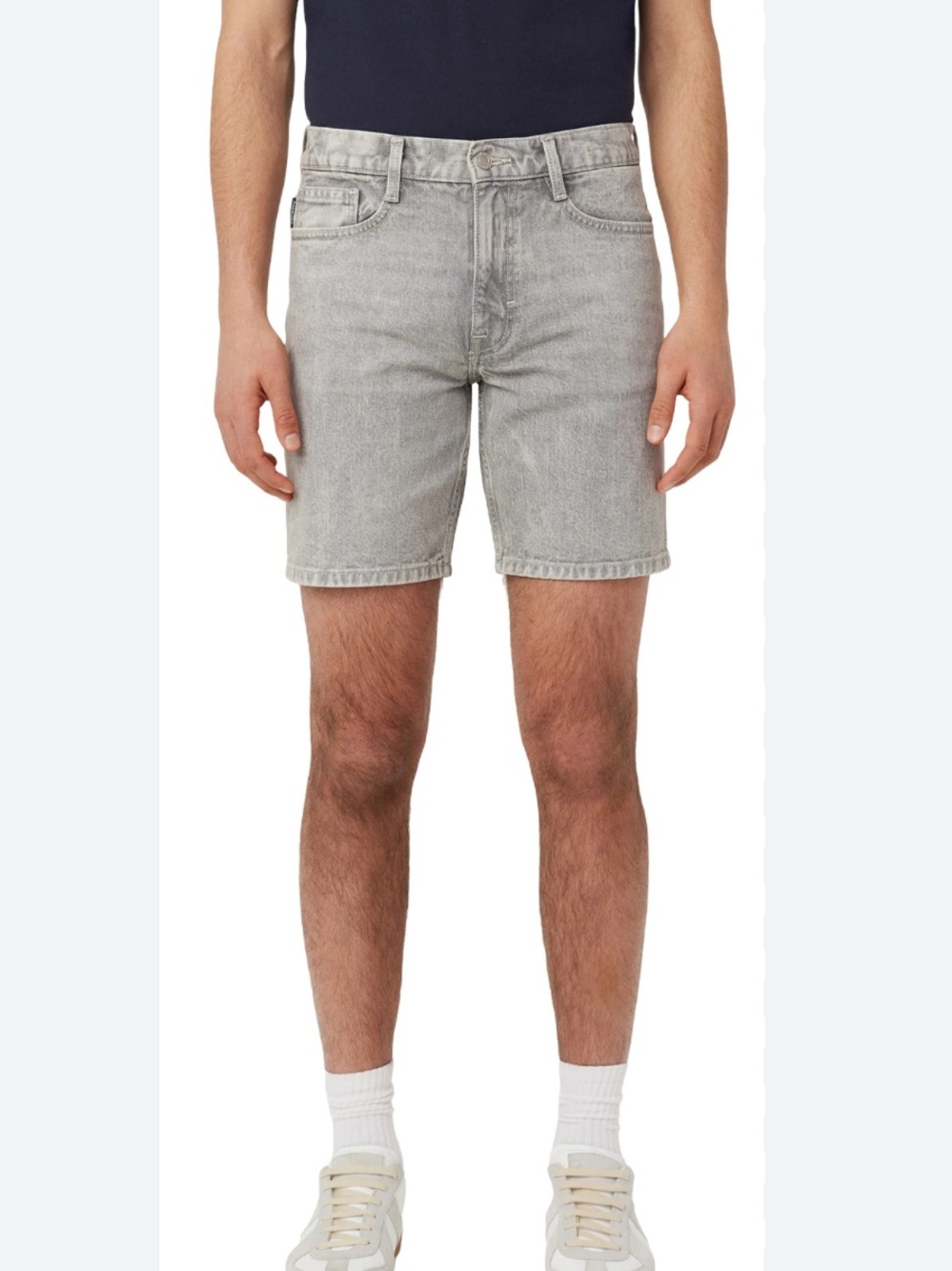 Frank and Oak slim fit Light Gray Denim Shorts size 32